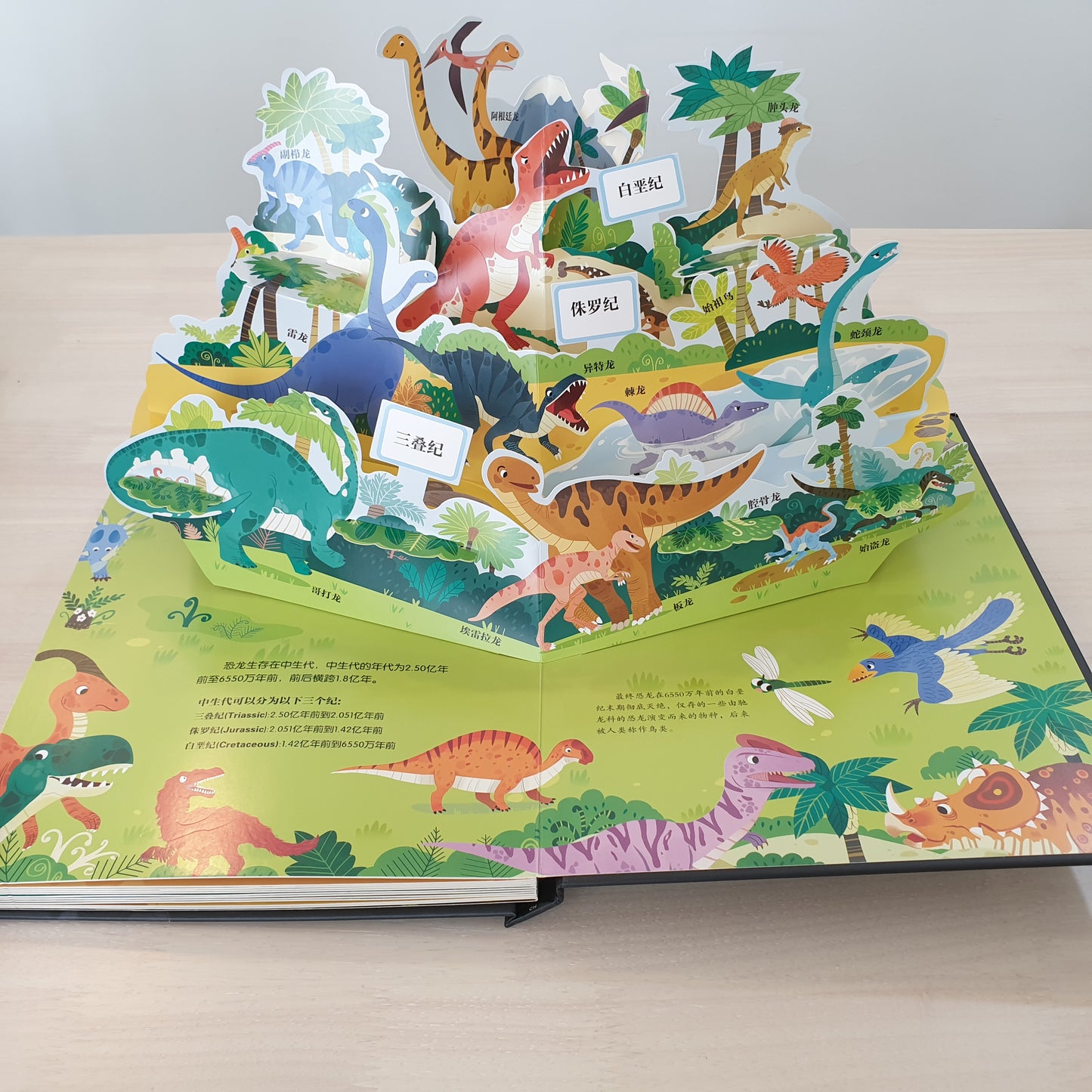 3D Chinese Book: Dinosaurs